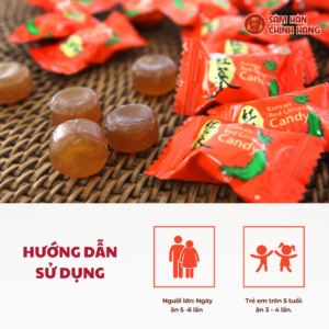 Kẹo hồng sâm Hàn Quốc 120g DKG