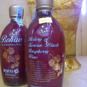 Rượu phúc bồn tử Bokbunjajoo - Bohae Black Raspberry Wine