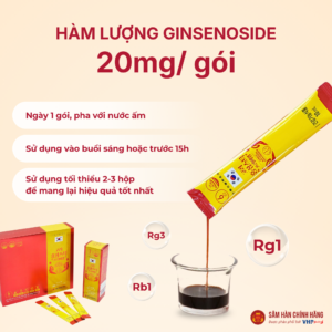 Nước Hồng sâm cao cấp Hàn Quốc (Korean Red Ginseng Stick Premium) 10ml*30gói/hộp