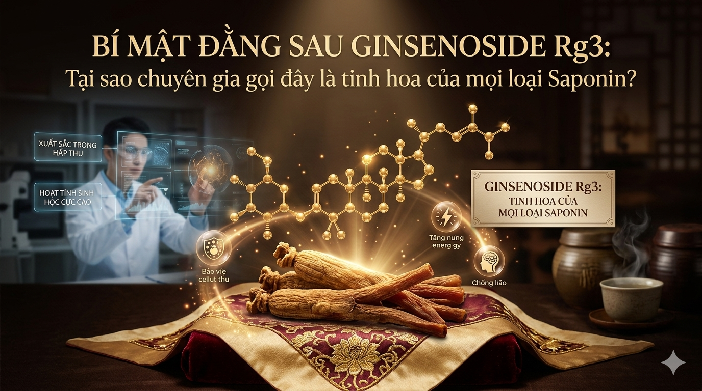 Phục hồi thể trạng thần tốc nhờ sức mạnh hiệp đồng từ Ginsenoside Rg3