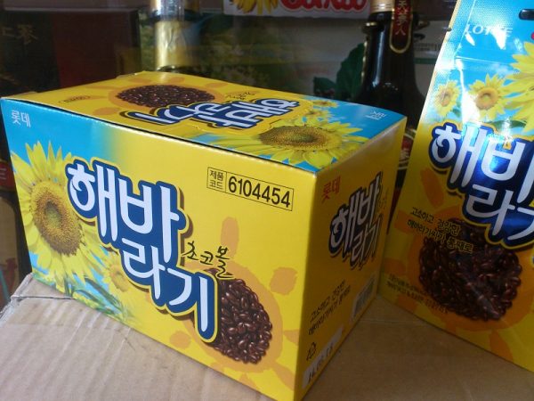Hạt socola bọc hướng dương Lotte Hàn quốc