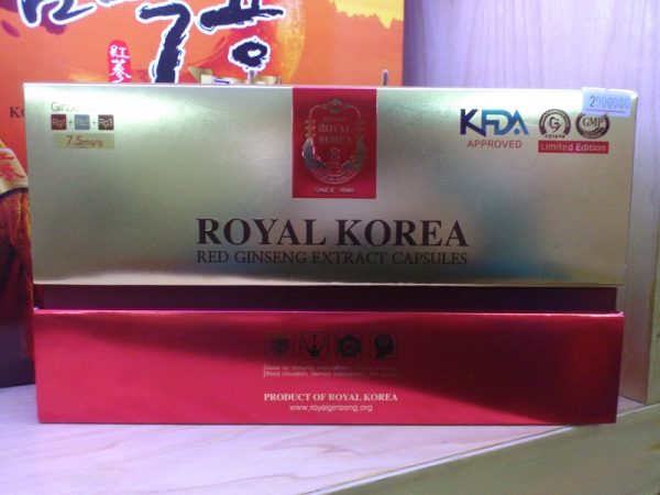 Viên hồng sâm hàn quốc Royal Korea Red Ginseng extract capsule