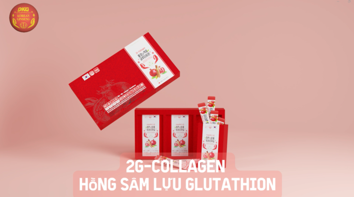 2G – Collagen Hồng sâm lựu Glutathione (10ml x 30stick) – Daedong
